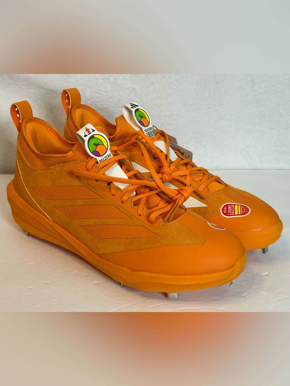 Adidas Adizero Impact 2.0 BSB Somos Mens Baseball Cleats Sz 13.5 Orange